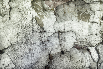 Grunge wall with peeling paint,great background or  texture