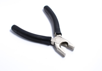 Plier on white background