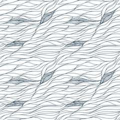 abstract hand-drawn doodles pattern