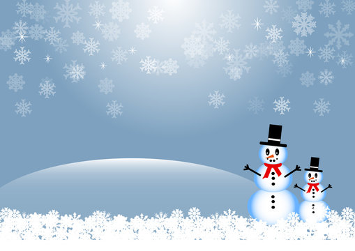 Winter greetings card