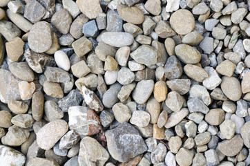 Grey rocks pebbles texture natural pattern gravel