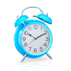 alarm clock isolated on white background
