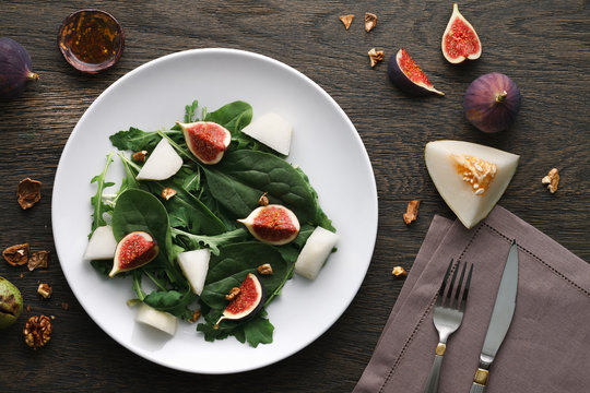 Salad With Melon And Fig