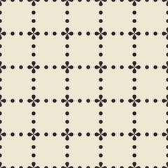 minimalistic vintage floral pattern