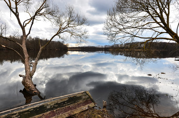 Braslav lakes at the begining of spring