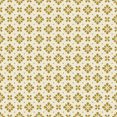 gold colored floral pattern