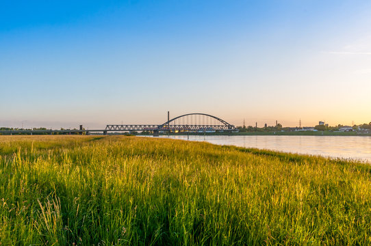 1847 Neuss - D&uuml;sseldorf Rheinbr&uuml;cke