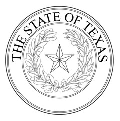 The State Of Texas Seal - 93323110
