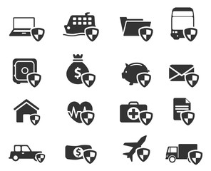 Insurance simply icons