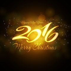 2016 New Year background for your invitation or greetings card 