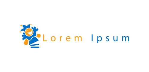 Fototapeta premium Icon for kindergartens, schools and orphanages