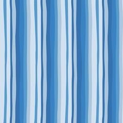 Blue Stripes Seamless Pattern