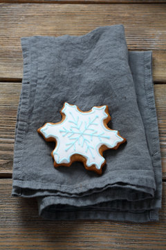 xmas snowflakes cookies