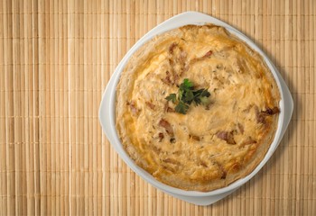 Quiche.