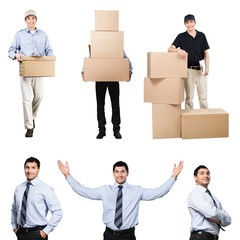 Moving office.
