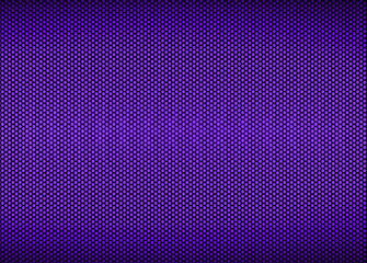 Purple dots halftone pattern on black mesh background