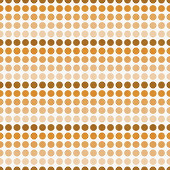Orange and White Polka Dot  Abstract Design Tile Pattern Repeat