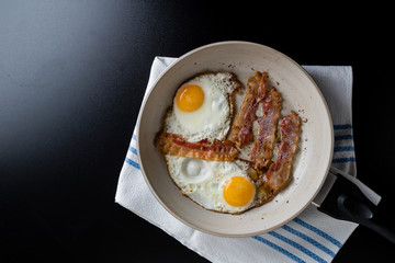 bacon and eggs