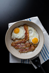 bacon and eggs