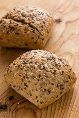brown sandwich buns