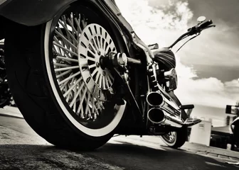 Foto op Plexiglas Motorfiets Motorfiets