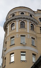 Fototapeta na wymiar Архитектура Москвы. Элементы здания. 