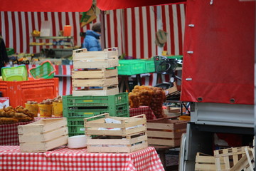 Gemüsestand am Markt in Eichstätt BY