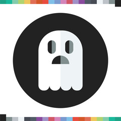 Ghost icon. Halloween icon.