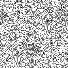 Seamless black and white background.