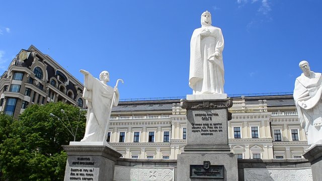 Monument to the princess Olga, Kiev, Ukraine.