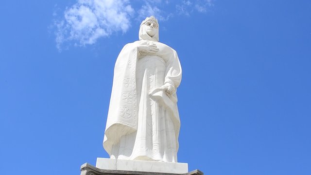 Monument to the princess Olga, Kiev, Ukraine.
