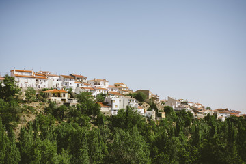 Fototapeta na wymiar Vistas de Jerez del Marquesado. Granada.