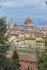 Fototapeta premium Panorama di Firenze