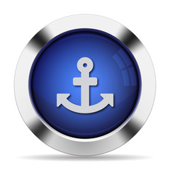 Obraz premium Anchor button