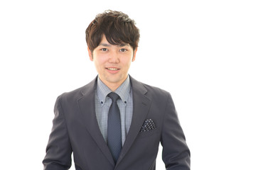 笑顔のビジネスマン