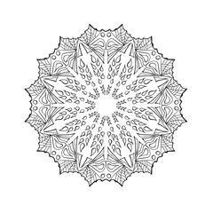 Fototapeta premium Mandala. Ethnic abstract decorative elements.