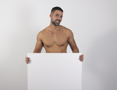 Hombre anuncio