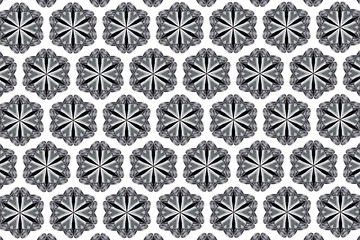 Орнамент с элементами серого цвета. 1
