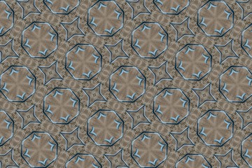 Светло-коричневый орнамент. A