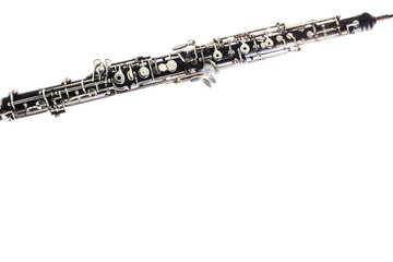 Obraz premium Oboe isolated on white