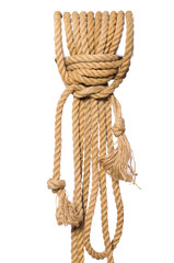 Rope isolated on the white background