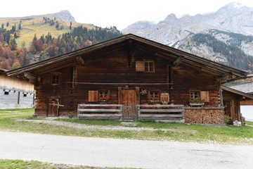 Berghütten in den Alpen
