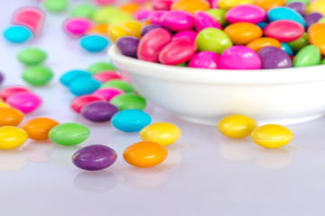 Colorful chocolate candy