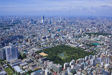 Fototapeta premium 六義園／空撮