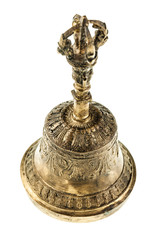 Buddhist bronze hand bell