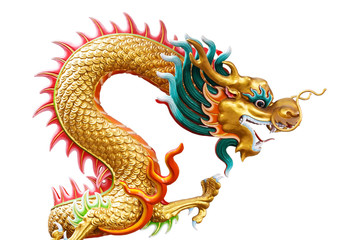 Obraz premium Chinese style dragon statue