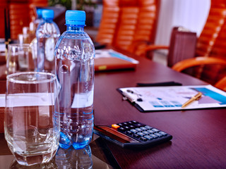 Business interior  in office.