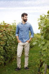 Young winemaker portrait