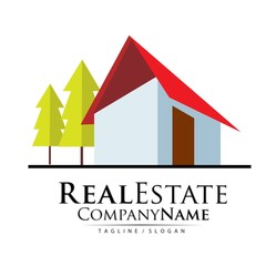 Real Estate Property Vector Logo Design 