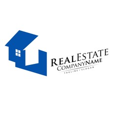 Fototapeta na wymiar Real Estate Property Vector Logo Design 